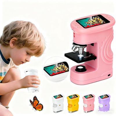 1000X Handheld Digital Microscope for Kids, 2026 Upgraded Portable Mini Pocket Microscope, Digital Magnifying Glass Scope Science Kits for Home School Lab, Birthday Gifts for 3 to 12 Years Old Kid