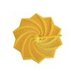 3D Printed Expanded Sensory Fidget Star with Handle  New Stress Relief Whirling Spiral Toy, Star Sensation Tree Toy, Integralz Expand Hexagonal Decompression Tentativea (Gold, 6.7inch) view 1