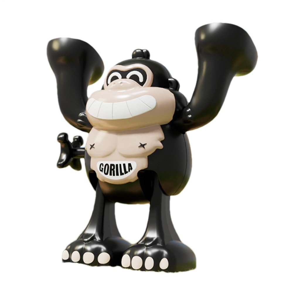 Wind Up Gorillatoy - 360 Degree Flipping Stunttoy, Mechanical Clockwork Animal | Funny Somersault Actiontoy for