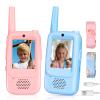 Video Walkie Talkies for Kids with Real-Time Screen & Voice Changer, Rechargeable Walkie Talkies Long Range Radios, for Outside, Hiking, Birthday Gifts for Boys/Girls Ages 3-12 view 1