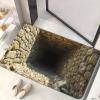 3D Hole Rug - Dog Gets Scaredof 3D Carpet, Rug That Looks Like a Hole, Optical Illusion Rugs for Pranks, as Test & Game with Your Cat or Dog Slip-Resistant Quick-Drying view 1