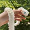 3D Printed Snake Toys, Flexible 3D Printed Animal, Fidget ADHDs Snake Toys, Perfect Desk Pet for Animal Collectors, Halloween Decor, Christmas Toy 2025 White 24in view 3