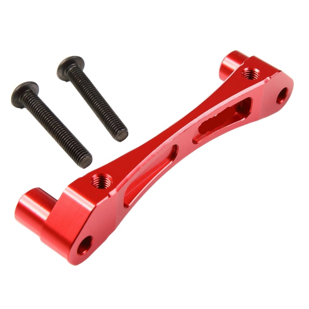 for GTBRacing CNC Aluminum Engine Mount for 1/5 RC Gas Car for losi Desert Buggy for DBXL Part (Silver/Red)(Red)