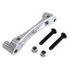 for GTBRacing CNC Aluminum Engine Mount for 1/5 RC Gas Car for losi Desert Buggy for DBXL Part (Silver/Red)(Red) view 3