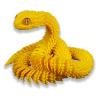 3D Printed Snake Toys, Flexible 3D Printed Animal, Fidget ADHDs Snake Toys, Perfect Desk Pet for Animal Collectors, Halloween Decor, Christmas Toy 2025 Golden 24in view 1