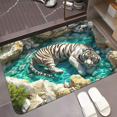 3D Hole Rug - Dog Gets Scaredof 3D Carpet, Rug That Looks Like a Hole, Optical Illusion Rugs for Pranks, as Test & Game with Your Cat or Dog Slip-Resistant Quick-Drying