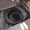 3D Hole Rug - Dog Gets Scaredof 3D Carpet, Rug That Looks Like a Hole, Optical Illusion Rugs for Pranks, as Test & Game with Your Cat or Dog Slip-Resistant Quick-Drying view 1
