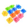 Aramox Eggs Cute Mold 6Pcs Food Grade PP Plastic Egg Shapers with Bear Fish Shapes Kitchen DIY Bento Accessories for Kids Breakfast Snack view 2