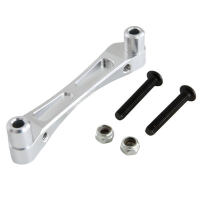 for GTBRacing CNC Aluminum Engine Mount for 1/5 RC Gas Car for losi Desert Buggy for DBXL Part (Silver/Red)(Silver)