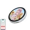 Electronic Anime Pin with HD Touchscreen - Digital Photo Pixel Display Christmas Gift, Custom Kawaii Badge for Backpacks and Conventions Photo LOGO Name Tag pins view 1