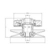 CVT Rear Clutch Pulley Assy Fit for GY6 125cc 150cc Scooter Moped 152QMI 157QMJ Engine GY125-3034 Spare Parts view 4