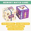 Ali Mustafa Games The Muslim Memory Game Eid Edition, Ramadan Gifts for Kids Ages 4-8, Islamic Educational Toy, Eid Gifts for Children, Screen-Free Family Matching Game with Arabic Guide view 3