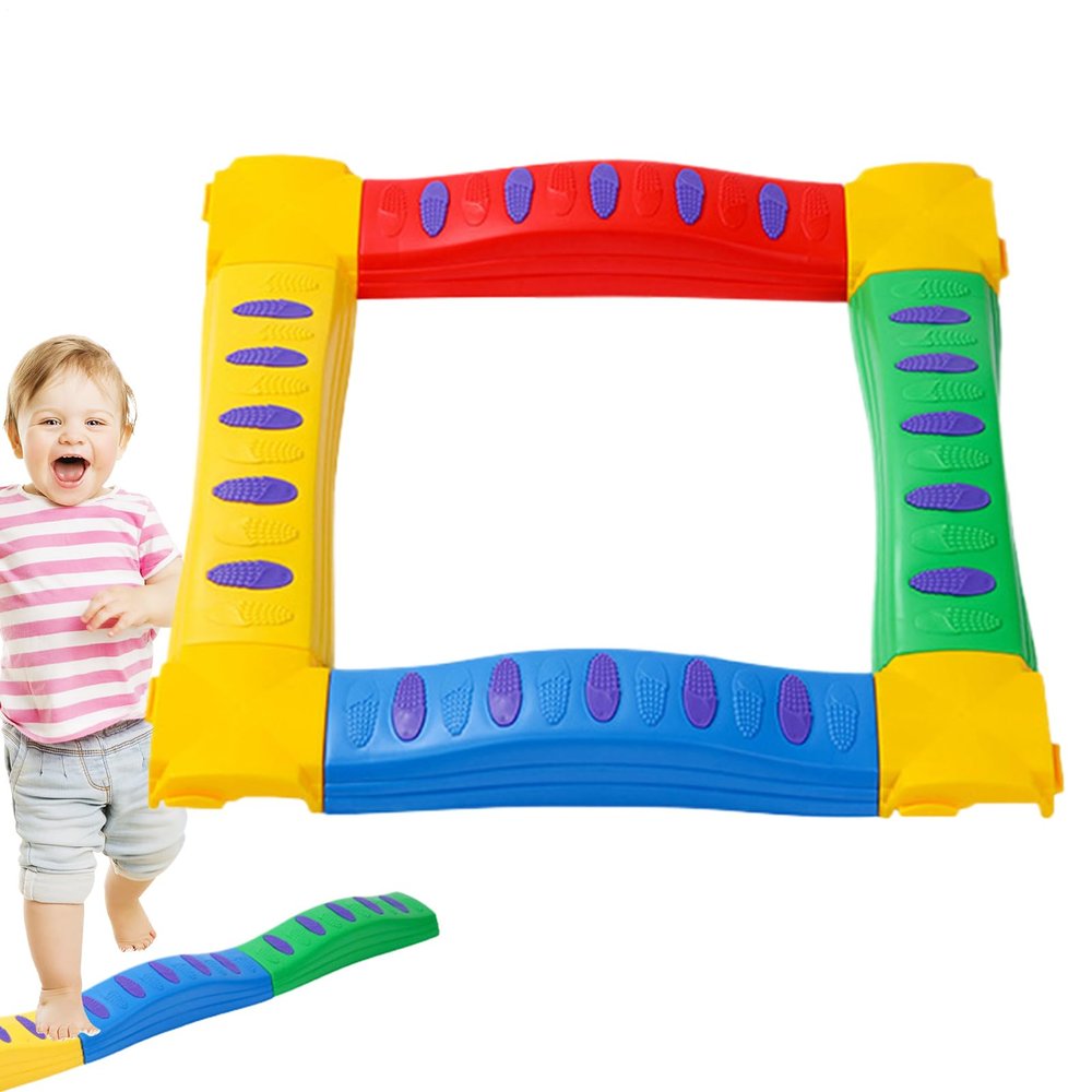 Balance Beam Kids | Gymnastics Balance Beam Toy | Children Exercise Toy | for Boys Girls 3-5 Years Old Indoor Outdoor Backyard Playroom Preschool