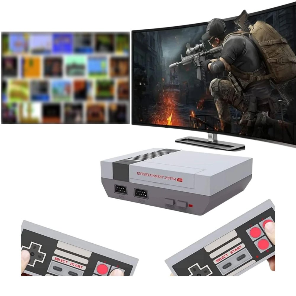 Classic Mini Handheld Retro Game Console Built in 600+ Video Games,AV Output Video Game System with Dual Wireless Controllers,Plug and Play. (SX03)