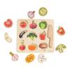 Kaplan Early Learning Wooden Slice & Match Vegetable Puzzle view 2