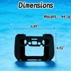 1 PCS Air 3S Silicone Cover Case for DJI RC 2 Controller, Compatible with DJI Mini 4 Pro/Air 3/Neo/Flip Fly More Combo Controller Accessories, Anti-Slip Shockproof Protective Sleeve (Black) view 4