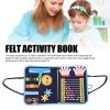 Naroote Felt Activity Book, Sensory Board Early Learning Toy with Detachable Felt Pieces, for Kids Boys Girls Ages 0-6 view 2