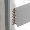 10 Pcs Water-Proof Molding PVC Corner Guards for Walls/Doors, L-Shaped Corner Protection Strips Black Gray White Beige, Peel and Stick Angle Trim(Gray,L 96 in) view 1