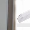 10 Pcs Water-Proof Molding PVC Corner Guards for Walls/Doors, L-Shaped Corner Protection Strips Black Gray White Beige, Peel and Stick Angle Trim(White,L 28 in) view 1