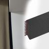 10 Pcs Water-Proof Molding PVC Corner Guards for Walls/Doors, L-Shaped Corner Protection Strips Black Gray White Beige, Peel and Stick Angle Trim(Black,L 88 in) view 1