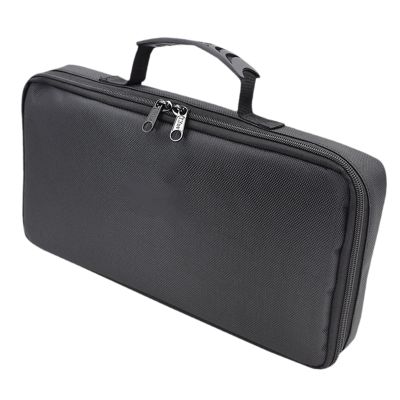 KiBcsLic Game Storage Bag with Handle, Zipper Closure, Portable Durability Practical Game Clay Chip Handbag