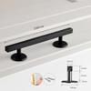 JISADER Fingerboards Rail Accessory Gift Premium Solid Construction Premium Gifts Finger Mini Skateboard Rail Finger Boards Training, Square Black view 4