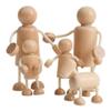 Kaplan Early Learning Wooden Family Playset view 4