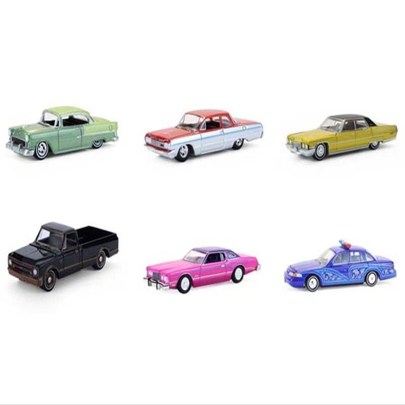 California Lowriders Series 7 Set of 6 Pieces 1/64 Diecast Model Cars by Greenlight 63080SET