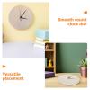 ibasenice 2pcs Wooden Clock Blank - DIY Clock Face 11Inch Round Dial Plate with Pointer for Crafting Painting Wall Decor Classroom Projects view 3