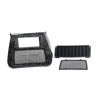 Cnswee6 1 Pc YZT-XZ-23D Lower Spoiler Radiator Chin Cover Spoilers Cover Kit ABS Carbon Fiber Pattern Black For Harley CVO Road Glide FLTRXSE 2023-2025