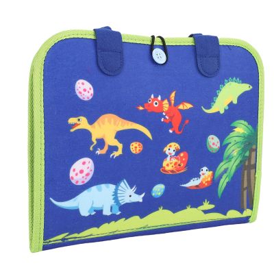 Depisuta Felt Activity Book, Portable Busy Board Educational Activity Sensory Board with Detachable Felt Pieces, Fine Motor Skills Developing Toy for Toddlers 1 2 3 4 5 6 Years Old