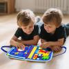 Depisuta Felt Activity Book, Portable Busy Board Educational Activity Sensory Board with Detachable Felt Pieces, Fine Motor Skills Developing Toy for Toddlers 1 2 3 4 5 6 Years Old view 3