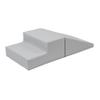 First Steps 2-Piece Playtime Step and Slide Climber Climbing Foam Block Set for Little Kids  Indoor Toddler & Baby Soft Playset for Children to Climb and Crawl and Slide - Sterling view 3