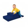 First Steps 2-Piece Playtime Step and Slide Climber Climbing Foam Block Set for Little Kids  Indoor Toddler & Baby Soft Playset for Children to Climb and Crawl and Slide - Eclipse view 1