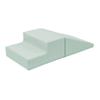First Steps 2-Piece Playtime Step and Slide Climber Climbing Foam Block Set for Little Kids  Indoor Toddler & Baby Soft Playset for Children to Climb and Crawl and Slide - Aloe view 3