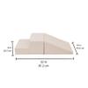 First Steps 2-Piece Playtime Step and Slide Climber Climbing Foam Block Set for Little Kids  Indoor Toddler & Baby Soft Playset for Children to Climb and Crawl and Slide - Beige view 2