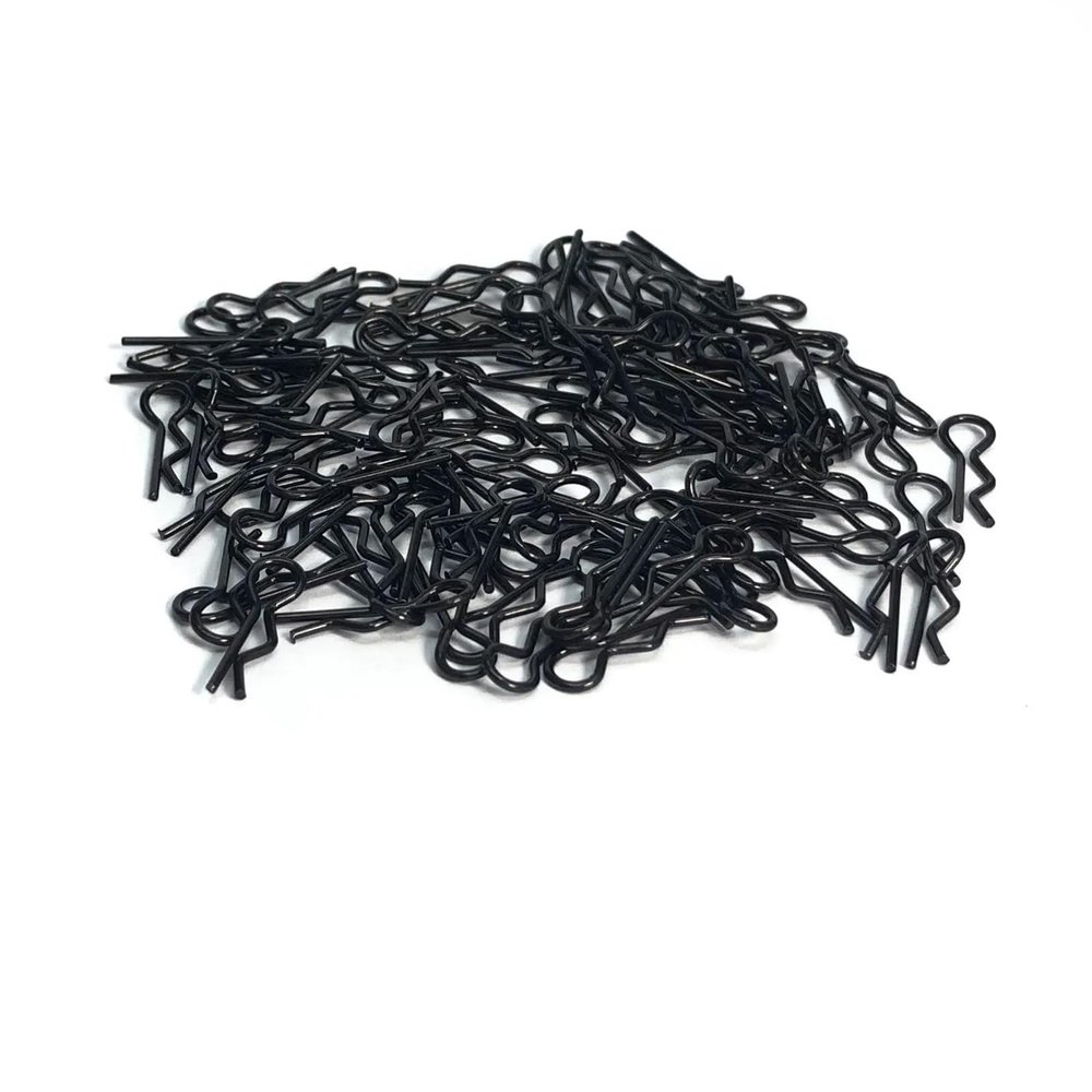 RC Models Parts For WLtoys 144001 12428 124019 124018 For A959 For A979 For 1:14 RC Car Body Clips Pins Bend Post Parts Truck For Buggy Shell(Black)