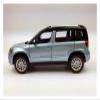 1:18 for City Edition SUV Blue Alloy Blue Car Model Rare Vehicle Display Stand Decoration view 2