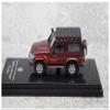 1:64 for Toyota Land Cruiser LC71 Alloy Model Car Red Ornament Collectible Vehicle Display view 3
