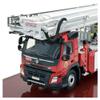 1:43 for 56F Fire Truck Resin Model Climbing Platform Fire 119 Promotional Vehicle Alloy Vehicle view 4