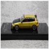 1:64 for Honda EG6 Civic Alloy Scale Model Car Black Hood Classic Sedan Ornament Desktop Display view 2