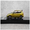 1:64 for Honda EG6 Civic Alloy Scale Model Car Black Hood Classic Sedan Ornament Desktop Display view 3