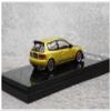 1:64 for Honda EG6 Civic Alloy Scale Model Car Black Hood Classic Sedan Ornament Desktop Display view 4