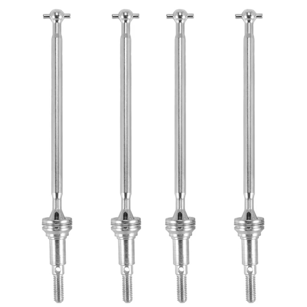 tctrbvv RC Drive Shaft for Hosim for XLH 9125 25-WJ03 RC Car Spare Parts Upgrade Accessories 4Pcs Metal Front CVD for Universal Drive Shaft