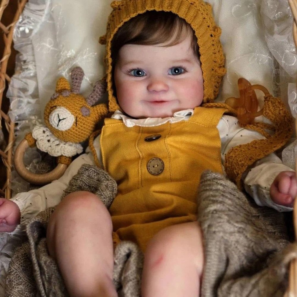 Anano Baby Dolls for 2+ Year Old Girl 20inch Reborn Baby Dolls Silicone Full Body Girl Life Like Babys Doll That Look Real Real Life Babys Doll Silicone Full Body Girls
