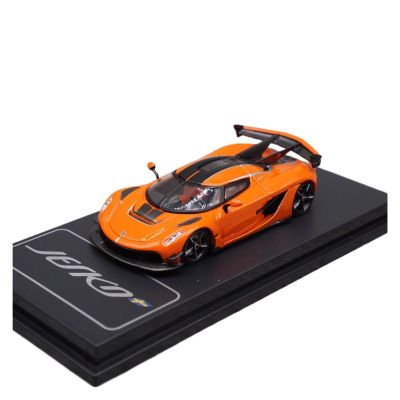 1:64 for Alloy Display Model Car Orange Classic Sports Car Home Decor Fully Enclosed Design Style