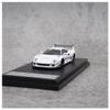 1:64 for Ferrari F40 Wide-Body Modified Alloy Display White Car Model Realistic Sports Car Model view 2