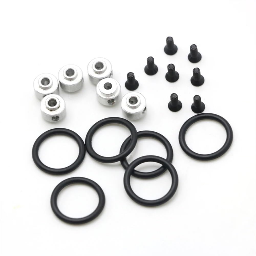 VyTRdW 5pcs 3. 17mm Prop Saver Adapter Kit with Screws and Rubber O Rings Compatible with Electric Brushless Motor Shaft Fits RC Plane Parts