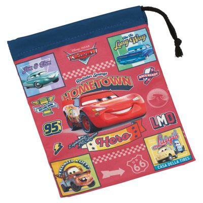 Skater KB63SN-A Children's Cup Bag, Drawstring Bag, Made in Japan, Disney Cars 26, Boys