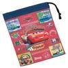 Skater KB63SN-A Children's Cup Bag, Drawstring Bag, Made in Japan, Disney Cars 26, Boys view 1
